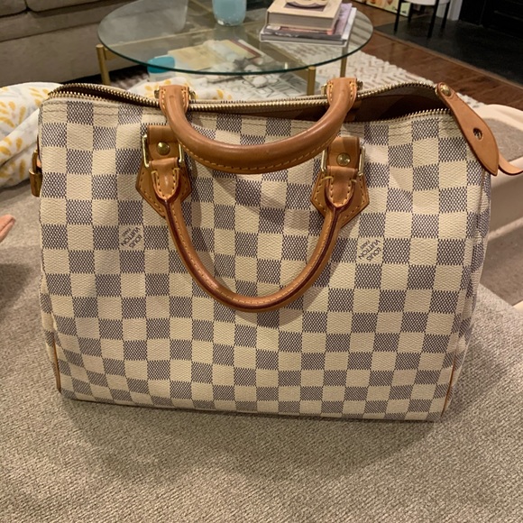 NOT FOR SALE - Louis Vuitton Speedy 30 Damier Azur - Picture 2 of 10
